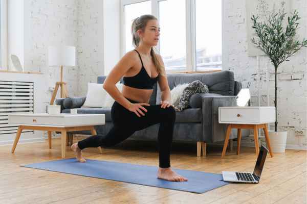 Woman exercising confidently after femiwand treatment Sevenoaks